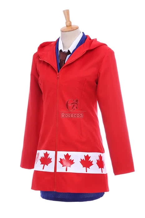 Axis Powers Hetalia APH Canada Cosplay Costume 5 Axis Powers Hetalia APH Canada Cosplay Costume - Image 5
