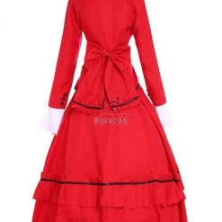 Black Butler Angelina Dulles "Madame Red" Cosplay Costumes -Anime Costumes store online cc 1434 rdl 5