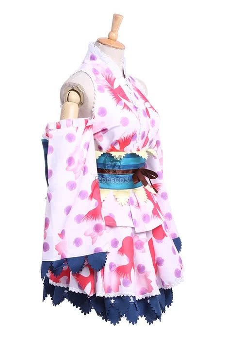 Love Live! Honoka Kousaka Kimono Cosplay Costume 3 Love Live! Honoka Kousaka Kimono Cosplay Costume - Image 3