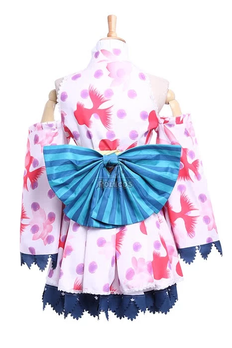 Love Live! Honoka Kousaka Kimono Cosplay Costume 4 Love Live! Honoka Kousaka Kimono Cosplay Costume - Image 4