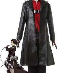Attack On Titan Levi Black Cosplay Costumes