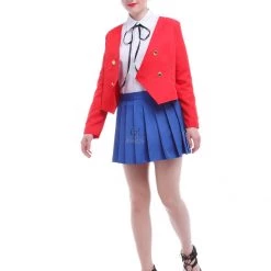 Toradora! Tiger and Dragon Aisaka Taiga Red Uniform Cosplay Costumes -Anime Costumes store online cc109a l 10