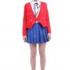 Toradora! Tiger and Dragon Aisaka Taiga Red Uniform Cosplay Costumes