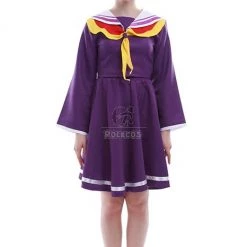 No Game NO Life Shiro Japanese Sailor Suit Cosplay Costumes -Anime Costumes store online cc157b m 1