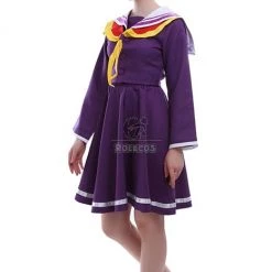 No Game NO Life Shiro Japanese Sailor Suit Cosplay Costumes -Anime Costumes store online cc157b m 2
