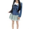 Kyoukai No Kanata Kuriyama Mirai Fashion Uniform Cosplay