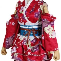 Love Live Bathrobe Awakening Nozomi Tojo Red Cosplay Costume Special -Anime Costumes store online cc210 6 2