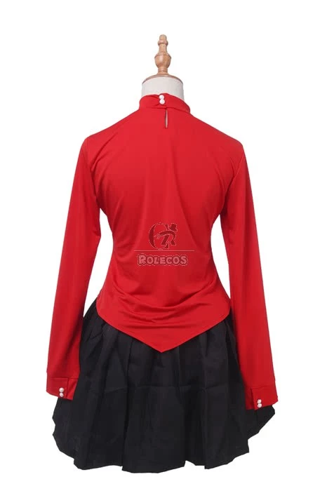 Fate Stay Night Ice Queen Rin Tosaka Dress Cosplay Costume 6 Fate Stay Night Ice Queen Rin Tosaka Dress Cosplay Costume - Image 6