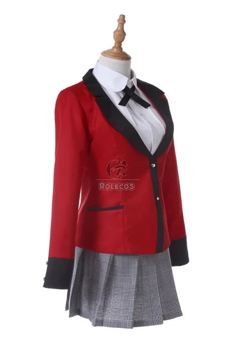 Kakegurui Yumeko Jabami Uniform Cosplay Costumes 7 Kakegurui Yumeko Jabami Uniform Cosplay Costumes - Image 7