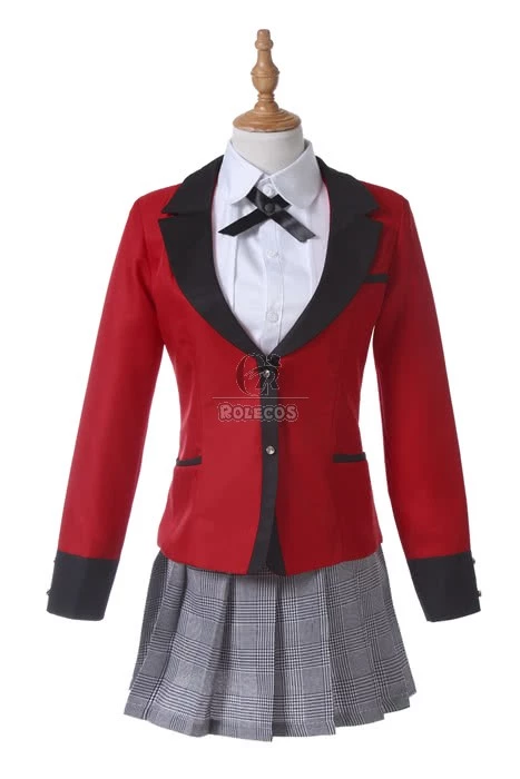 Kakegurui Yumeko Jabami Uniform Cosplay Costumes 6 Kakegurui Yumeko Jabami Uniform Cosplay Costumes - Image 6