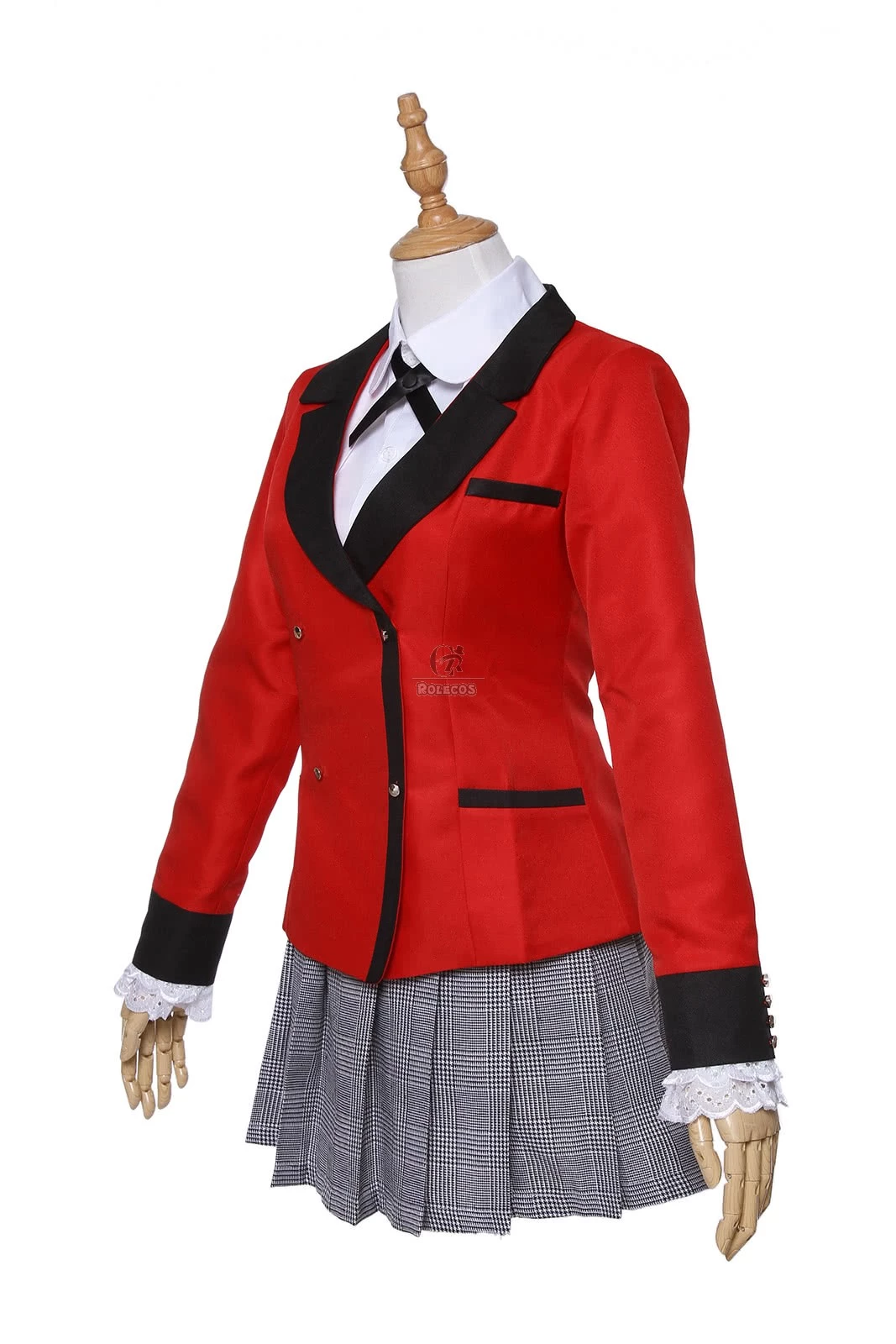 Kakegurui Momobami Kirari Red Uniform Cosplay Costumes 2 Kakegurui Momobami Kirari Red Uniform Cosplay Costumes - Image 2