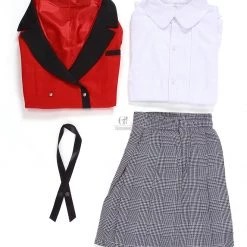 Kakegurui Momobami Kirari Red Uniform Cosplay Costumes 12 Kakegurui Momobami Kirari Red Uniform Cosplay Costumes -Anime Costumes store online cc3365a m 9 kakegurui momobami kirari red uniform cosplay costumes