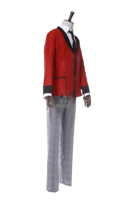 Kakegurui Ryouta Suzui Red Uniform Cosplay Costumes 3 Kakegurui Ryouta Suzui Red Uniform Cosplay Costumes - Image 3