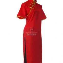 Gintama Kagura 7th Version Red Dress Aime Cosplay Costumes -Anime Costumes store online cc3595a m 2 gintama kagura 7th version cosplay costumes