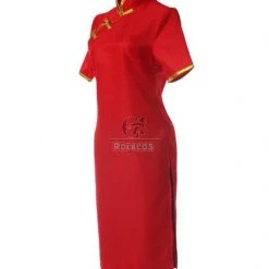 Gintama Kagura 7th Version Red Dress Aime Cosplay Costumes -Anime Costumes store online cc3595a m gintama kagura 7th version cosplay costumes