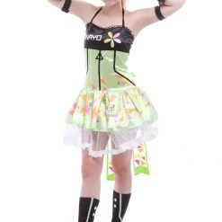Love Live! Video Game Awaken Hanayo Koizumi Cosplay Costumes Green Dresses