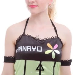 Love Live! Video Game Awaken Hanayo Koizumi Cosplay Costumes Green Dresses -Anime Costumes store online cc396a 30
