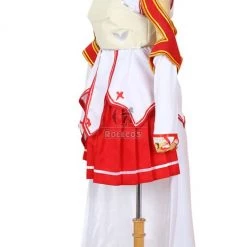 Sword Art Online Game SAO Asuna Yuuki Anime Cosplay Costumes 11 Sword Art Online Game SAO Asuna Yuuki Anime Cosplay Costumes -Anime Costumes store online cc414 4 1