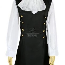 Inu x Boku SS Shirakiin Ririchiyo and Roromiya Karuta Cosplay Costume Black Dress
