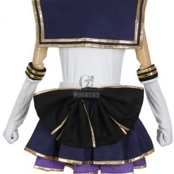 Sailor Moon Living Theatre Meiou Setsuna Sailor Pluto Cosplay Costume -Anime Costumes store online cc445 2 3