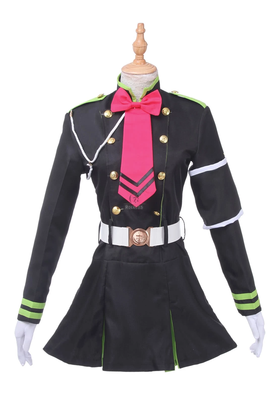 Seraph of the End Hiiragi Shinoa Cosplay Costumes 2 Seraph of the End Hiiragi Shinoa Cosplay Costumes - Image 2