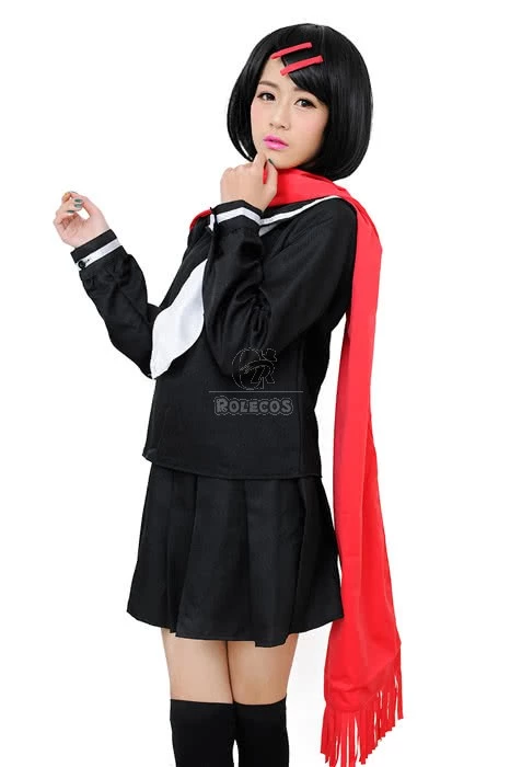 Kagerou Project Tateyama Ayano Black School Uniform Dress Cosplay Costume 5 Kagerou Project Tateyama Ayano Black School Uniform Dress Cosplay Costume - Image 5