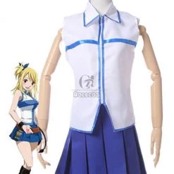 Fairy Tail Lucy Heartfilia White Dress Cosplay Costume