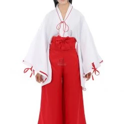 InuYasha Kikyo Miko Kimono Cosplay Costume