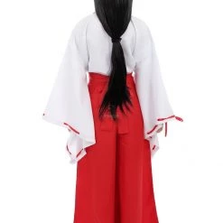 InuYasha Kikyo Miko Kimono Cosplay Costume -Anime Costumes store online cc492 5 1