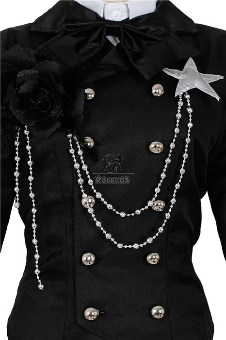 Black Butler Ciel Phantomhive Cosplay Costume Classical uniform in party 13 Black Butler Ciel Phantomhive Cosplay Costume Classical uniform in party - Image 13