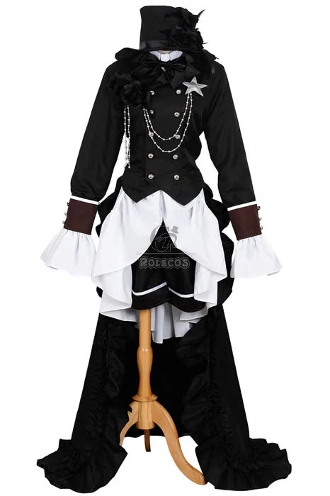 Black Butler Ciel Phantomhive Cosplay Costume Classical uniform in party 2 Black Butler Ciel Phantomhive Cosplay Costume Classical uniform in party - Image 2