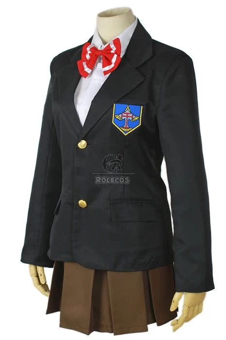 Black Cosplay Costume Gou Matsuoka Uniform With Red Bowknot 3 Black Cosplay Costume Gou Matsuoka Uniform With Red Bowknot - Image 3