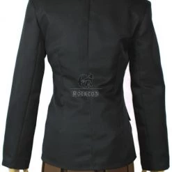 Black Cosplay Costume Gou Matsuoka Uniform With Red Bowknot 7 Black Cosplay Costume Gou Matsuoka Uniform With Red Bowknot -Anime Costumes store online cc507 4 1