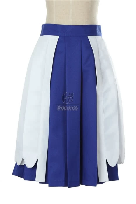 Fairy Tail Rain Woman Juvia Lockser Blue Evening dress Cosplay Costumes 5 Fairy Tail Rain Woman Juvia Lockser Blue Evening dress Cosplay Costumes - Image 5