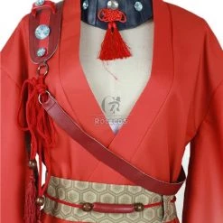 Dramatical Murder Koujaku Printing Vibration Sleeve Kimono Red Cosplay Costumes -Anime Costumes store online cc516 2 1
