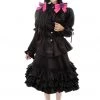Date A Live Tokisaki Kurumi Cosplay Costumes Black Make You So Sexy