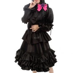 Date A Live Tokisaki Kurumi Cosplay Costumes Black Make You So Sexy 6 Date A Live Tokisaki Kurumi Cosplay Costumes Black Make You So Sexy -Anime Costumes store online cc567 2 1
