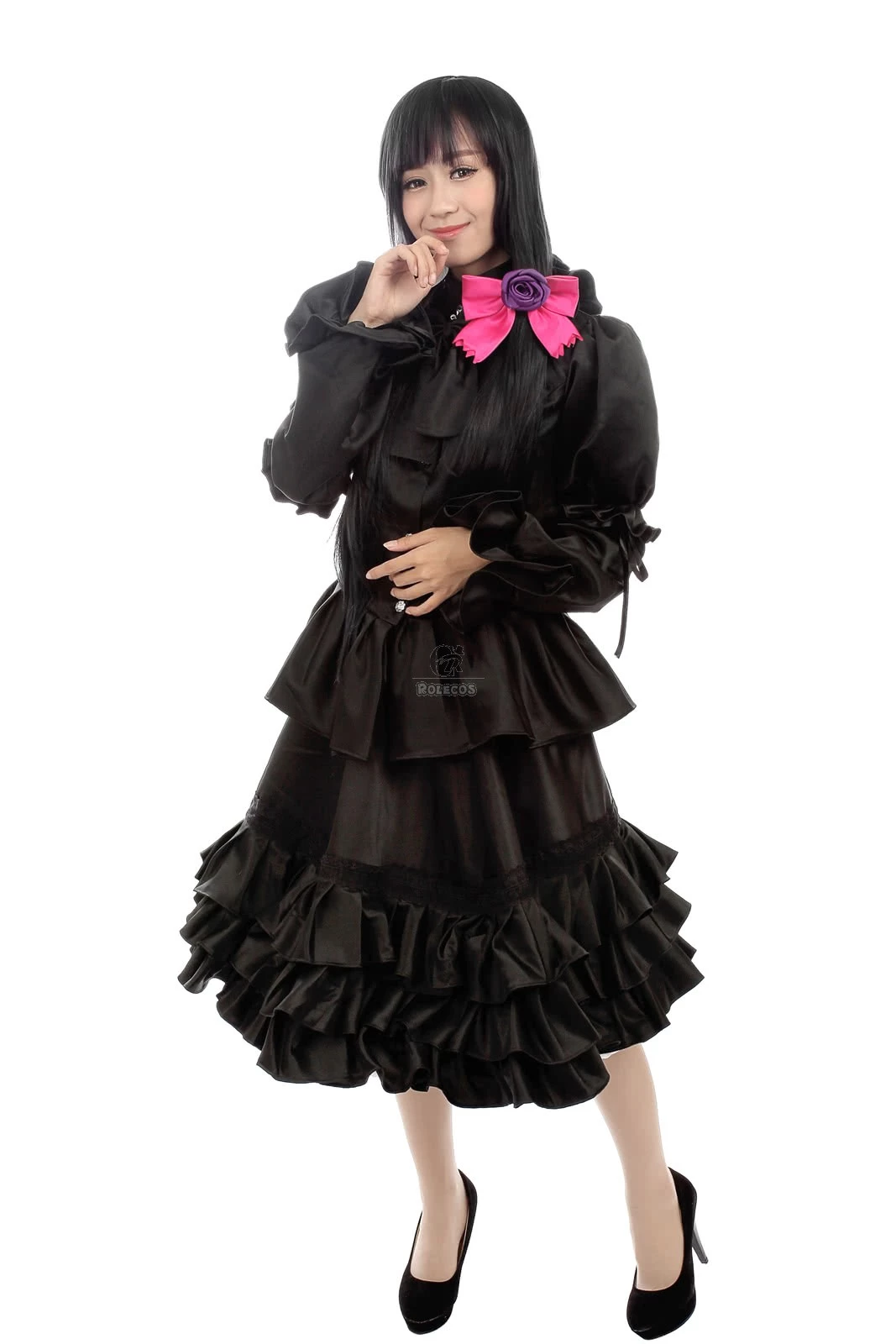 Date A Live Tokisaki Kurumi Cosplay Costumes Black Make You So Sexy 3 Date A Live Tokisaki Kurumi Cosplay Costumes Black Make You So Sexy - Image 3