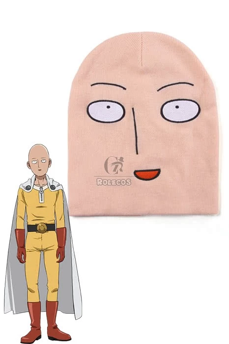 One Punch Man Saitama With Vacant Look Cosplay Costumes Hat 1 One Punch Man Saitama With Vacant Look Cosplay Costumes Hat