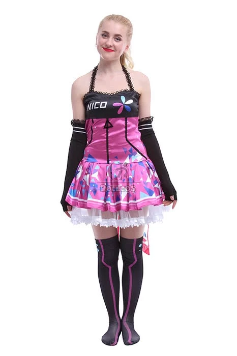 Love Live! Yazawa Nico Electronic Dresses Cosplay Costumes 1 Love Live! Yazawa Nico Electronic Dresses Cosplay Costumes