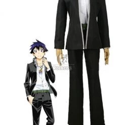 Nisekoi Ichijyo Raku Cosplay Costume Black Suit