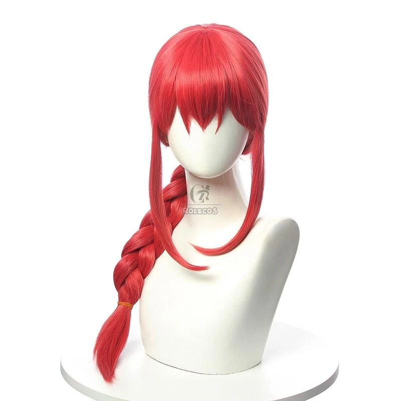 Chainsaw Man Makima Orange Weave Cosplay Wigs 4 Chainsaw Man Makima Orange Weave Cosplay Wigs - Image 4