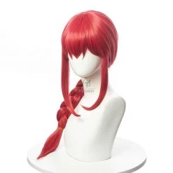Chainsaw Man Makima Orange Weave Cosplay Wigs 12 Chainsaw Man Makima Orange Weave Cosplay Wigs -Anime Costumes store online chainsaw man makima orange weave cosplay wigs02