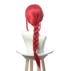 Chainsaw Man Makima Orange Weave Cosplay Wigs 14 Chainsaw Man Makima Orange Weave Cosplay Wigs -Anime Costumes store online chainsaw man makima orange weave cosplay wigs03
