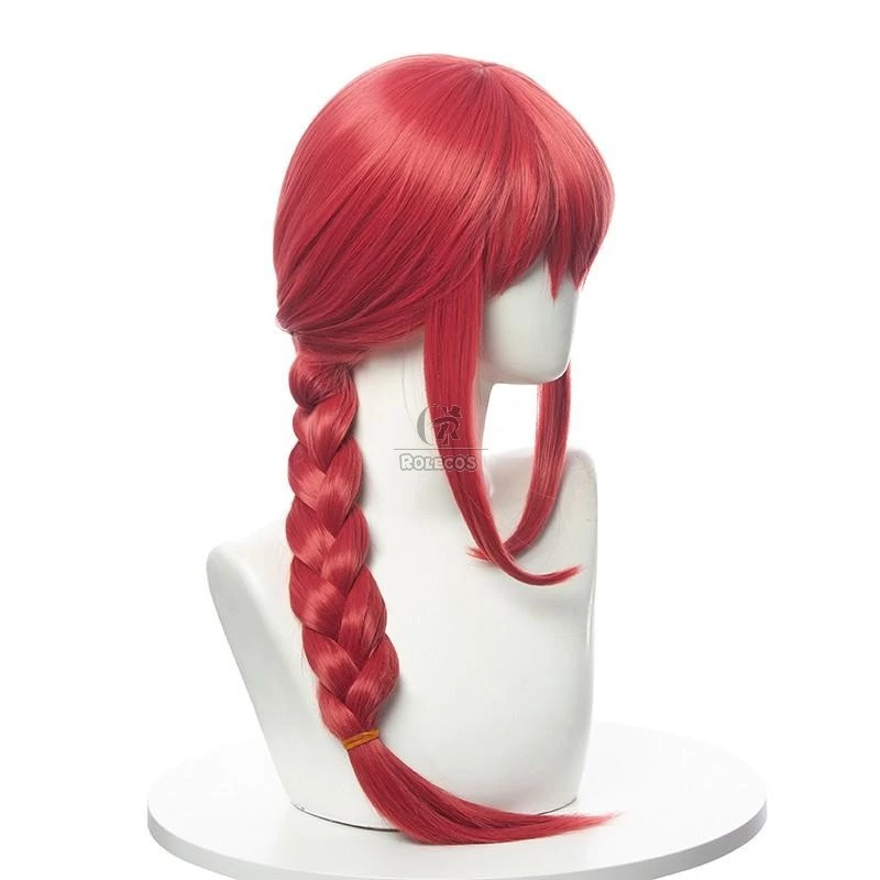 Chainsaw Man Makima Orange Weave Cosplay Wigs 6 Chainsaw Man Makima Orange Weave Cosplay Wigs - Image 6
