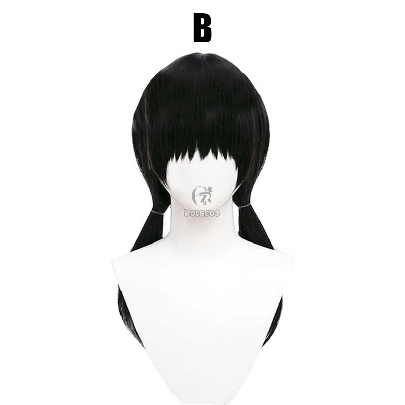 Chainsaw Man Mitaka Asa Black Cosplay Wigs 5 Chainsaw Man Mitaka Asa Black Cosplay Wigs - Image 5