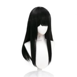 Chainsaw Man Mitaka Asa Black Cosplay Wigs 9 Chainsaw Man Mitaka Asa Black Cosplay Wigs -Anime Costumes store online chainsaw man mitaka asa black cosplay wig2