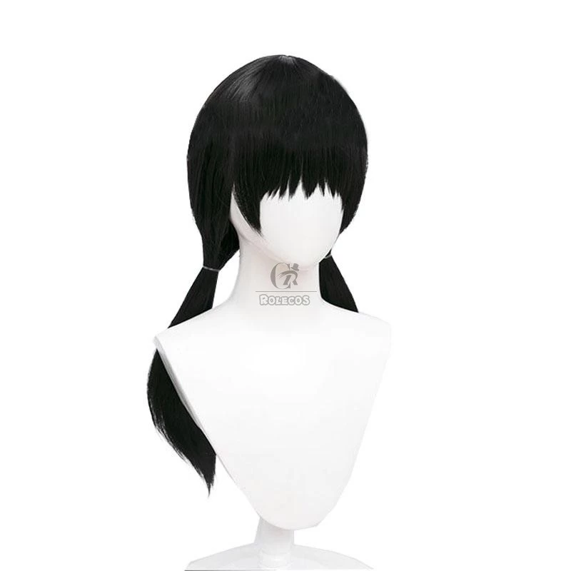 Chainsaw Man Mitaka Asa Black Cosplay Wigs 6 Chainsaw Man Mitaka Asa Black Cosplay Wigs - Image 6