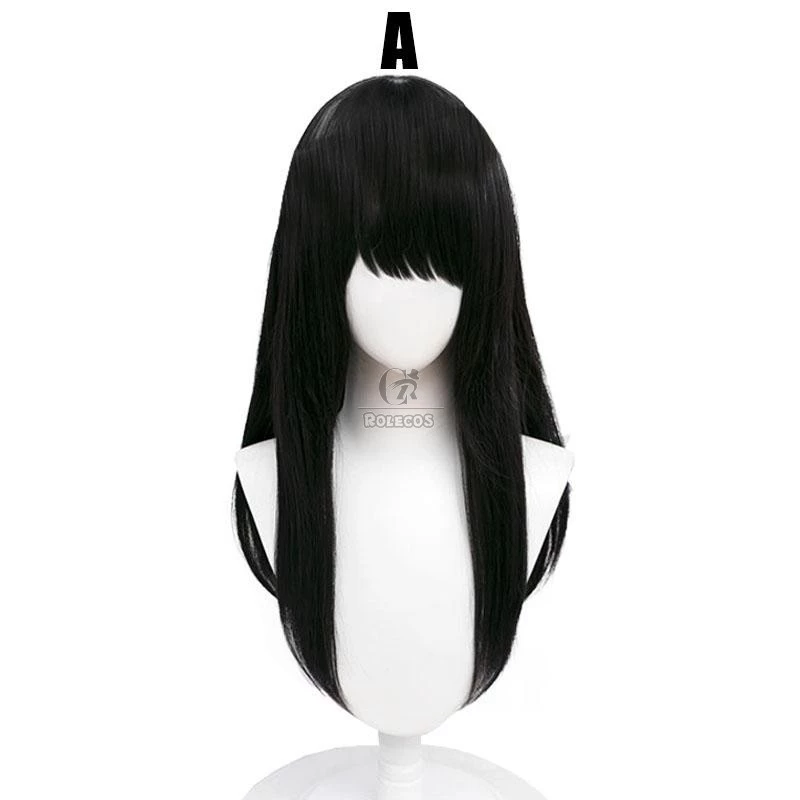 Chainsaw Man Mitaka Asa Black Cosplay Wigs 2 Chainsaw Man Mitaka Asa Black Cosplay Wigs - Image 2