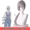 Chainsaw Man Quanxi Long Grey Cosplay Wigs